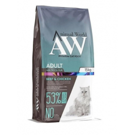 Animal World Premium Kedi Maması BEEF & Chıcken 