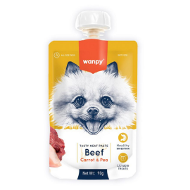 Wanpy Beef Carrot & pea köpek ödül maması 