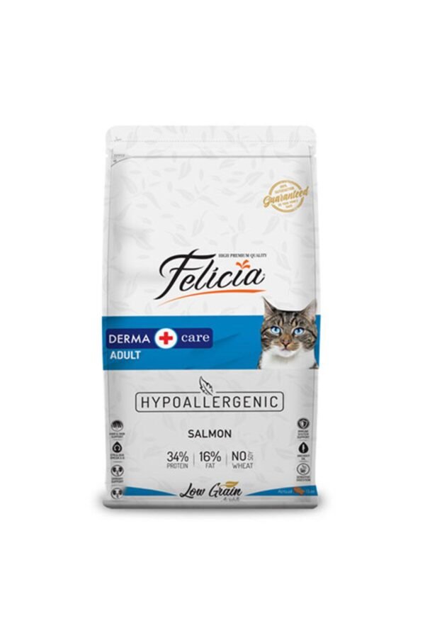 Hypoallergenic Somonlu Düşük Tahıllı Yetişkin Kedi Maması 2 Kg
