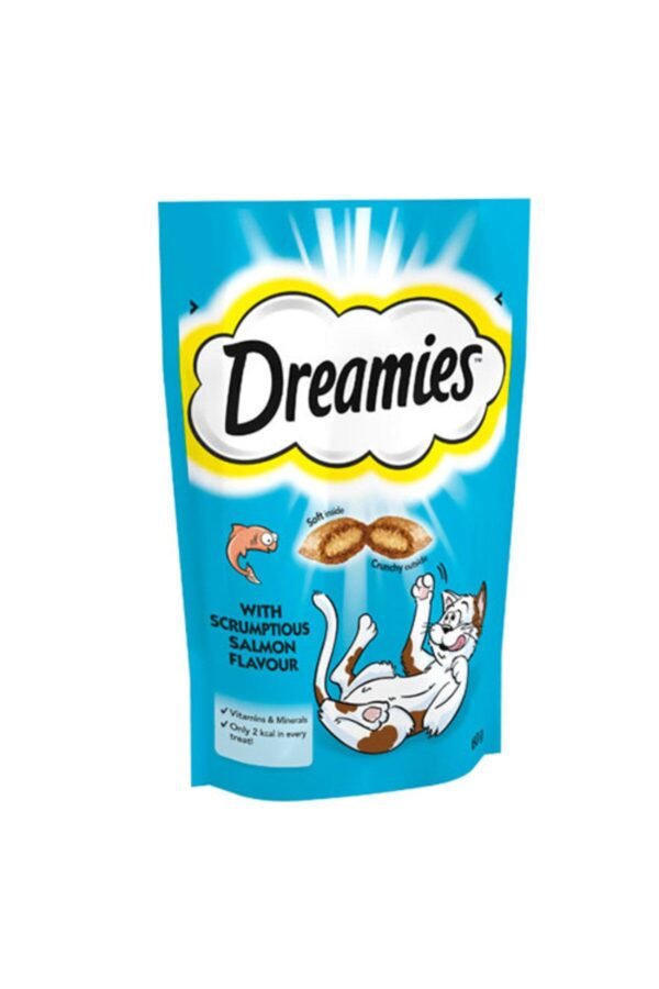 Dreamies Somon Balıklı Kedi Ödülü 60Gr