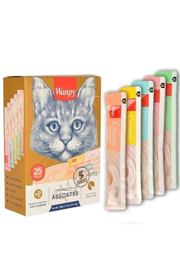 Karışık Paket Sıvı Kedi Ödül Maması 25x14gr