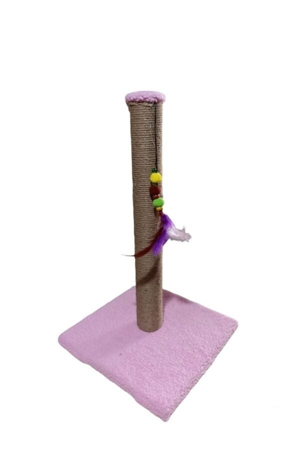 52cm Tüylü Çıngıraklı Kedi Tırmalama Tahtası